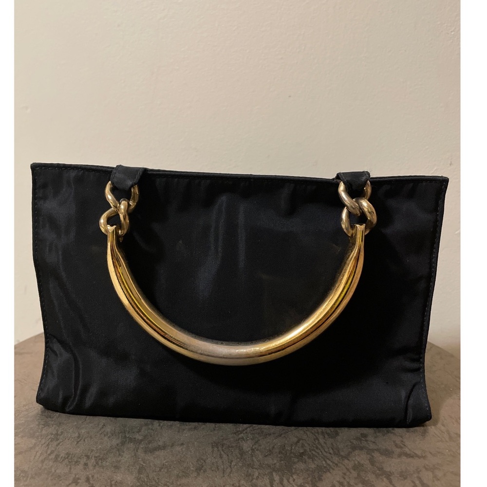 Prada Nylon Metal Handle Bag - Picture 4 of 14